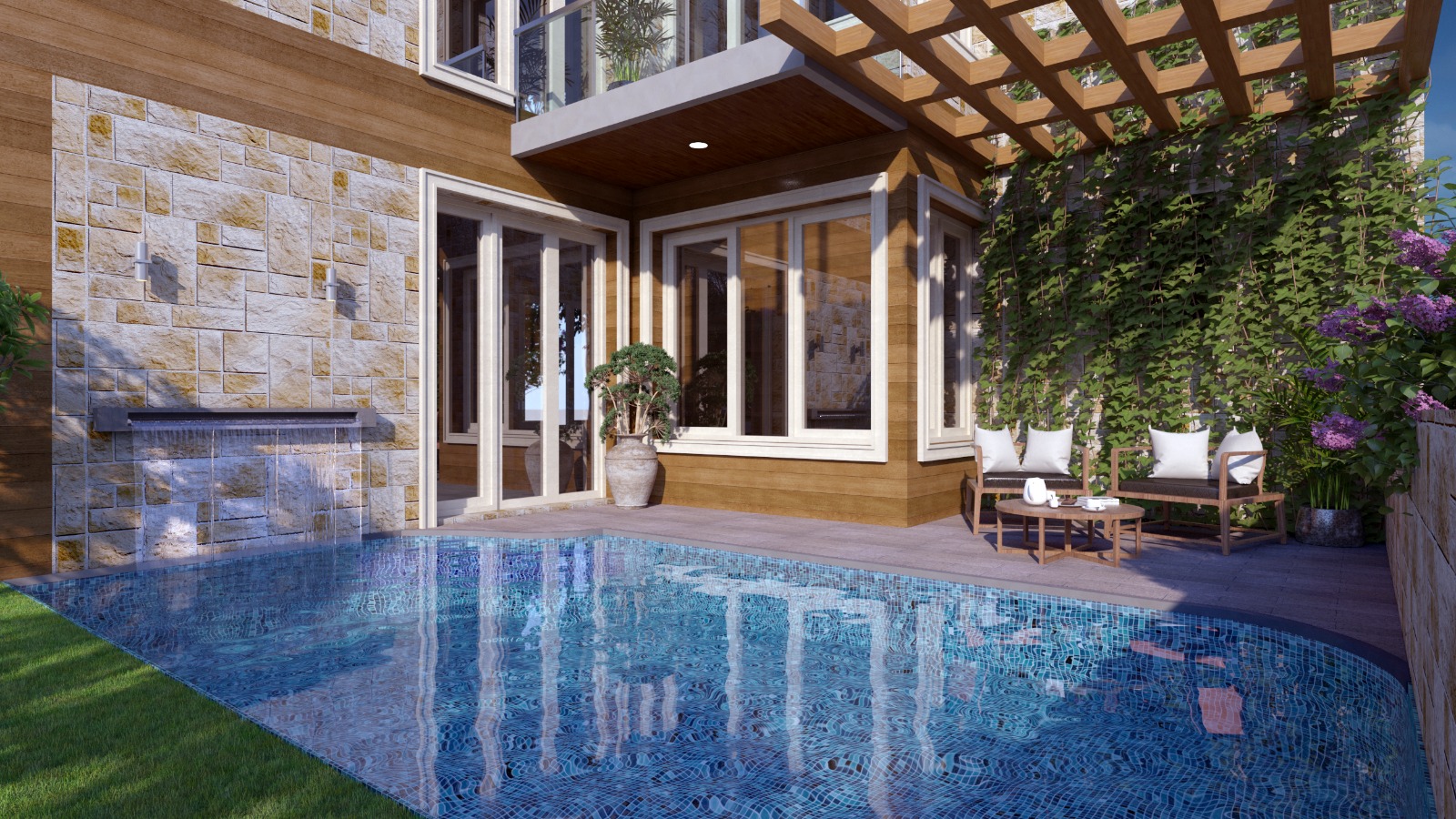 Villa private pool